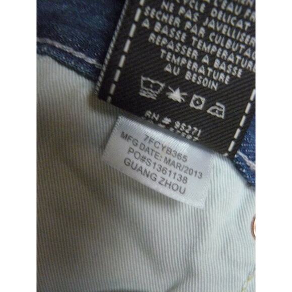 $180 7 for All Mankind Standard Straight Leg Jeans in Light Wash 26 NEW - Picture 6 of 6